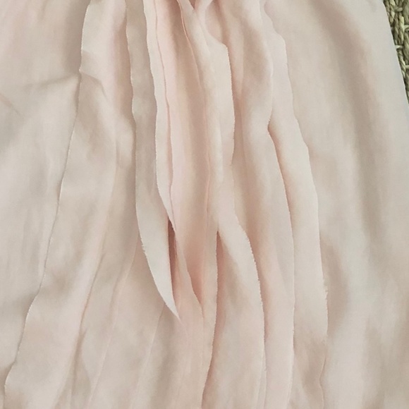 New LOFT Peach Small Dressy Tank with Ruffles - Picture 3 of 4